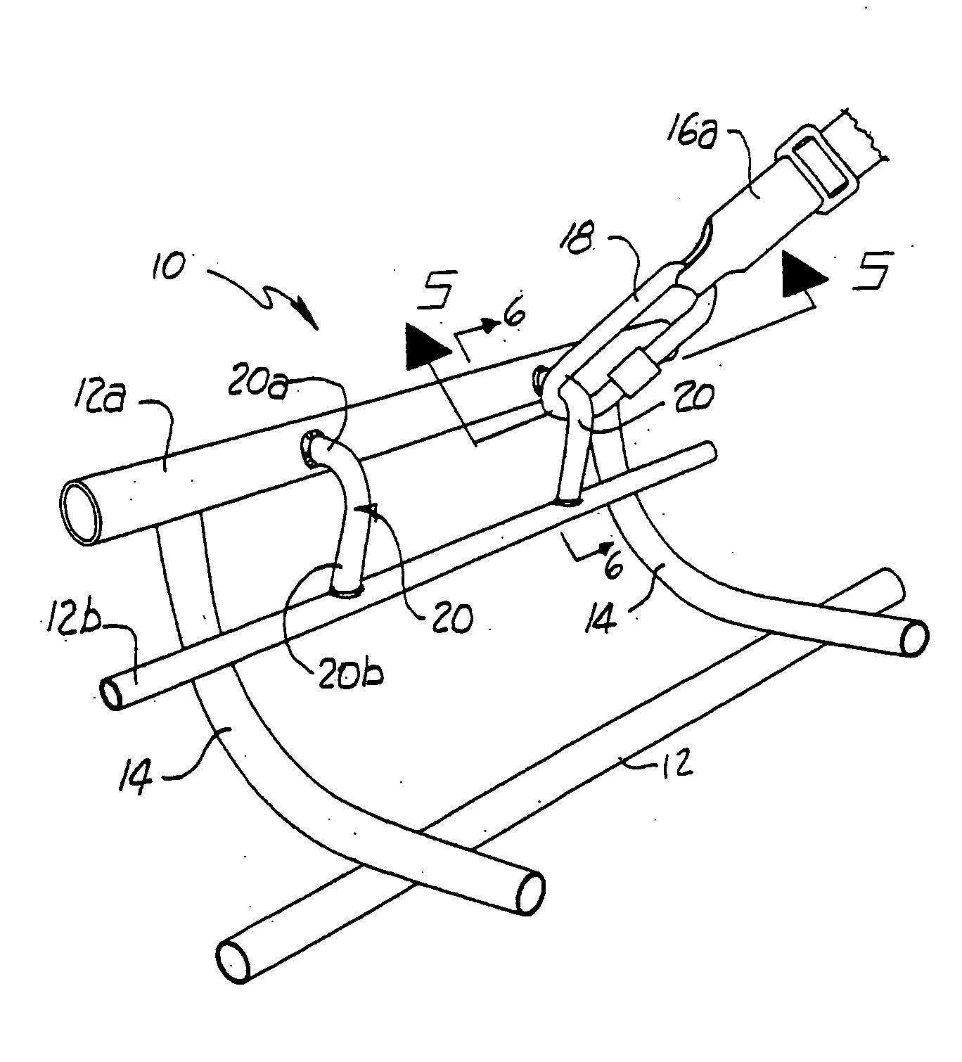 Carabiner attachment bracket for a basket rescue stretcher