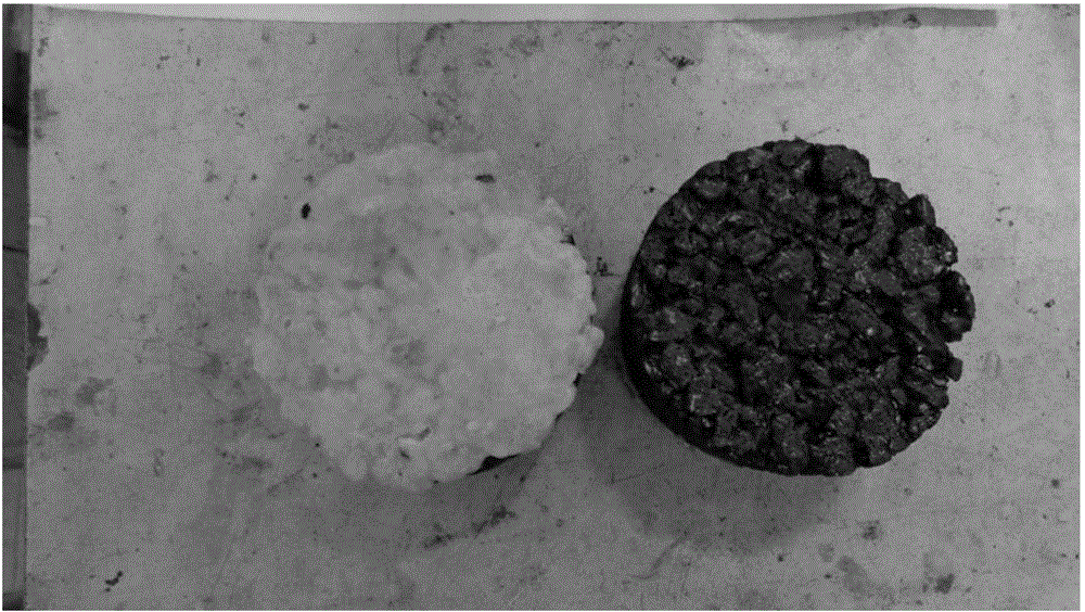 Porous asphalt mixture gap blocking experiment method