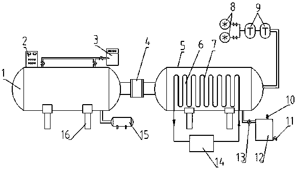 A rapid dehydration type air puffing equipment