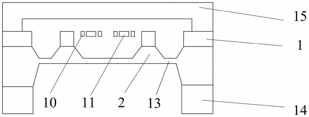 A kind of resonant pressure sensor and preparation method thereof