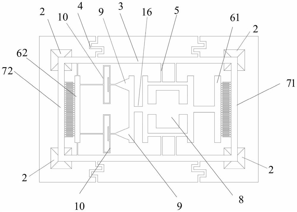 A kind of resonant pressure sensor and preparation method thereof