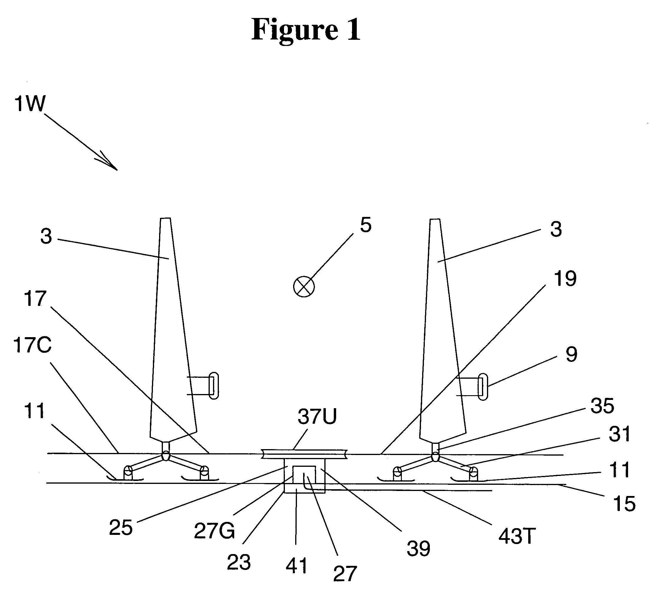 Wind energy harvesting system on a frozen surface