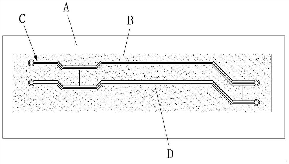 A design method for improving etching yield of high-speed line pcb circuit board