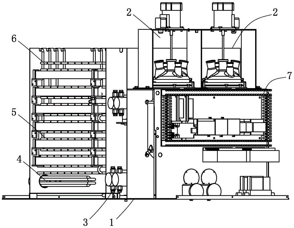 A constant flow pump microchannel reaction unit device