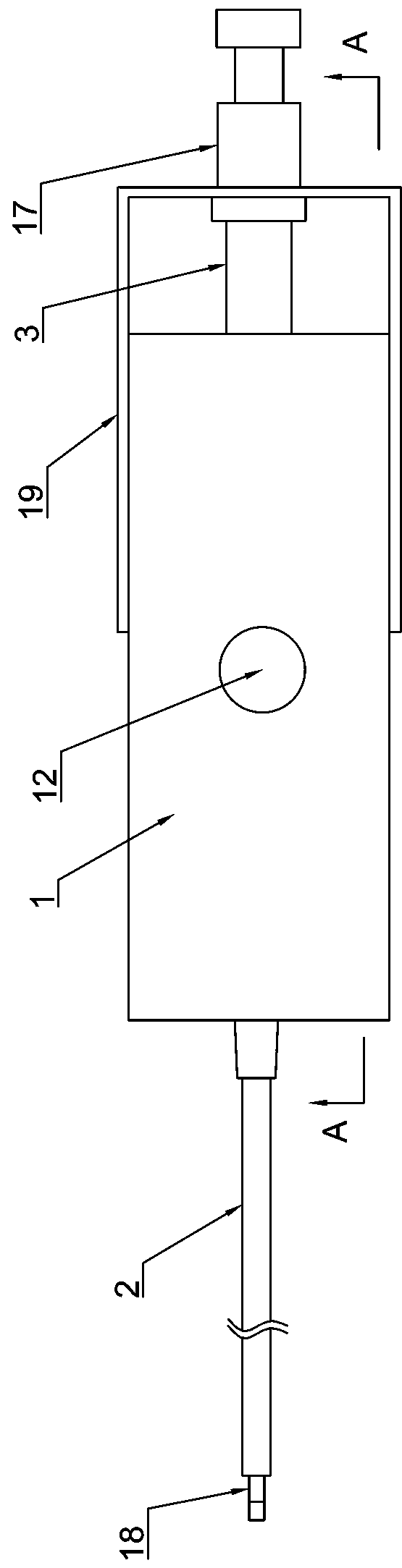 Artery puncture needle