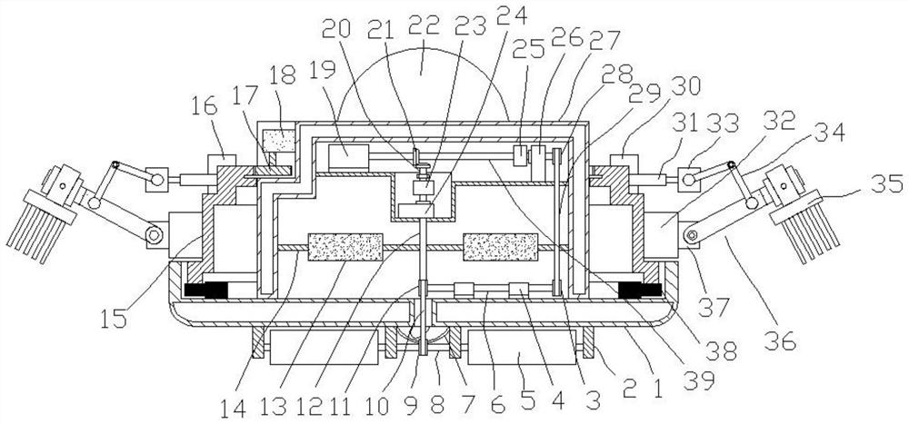 A solid waste removal device for sewage treatment