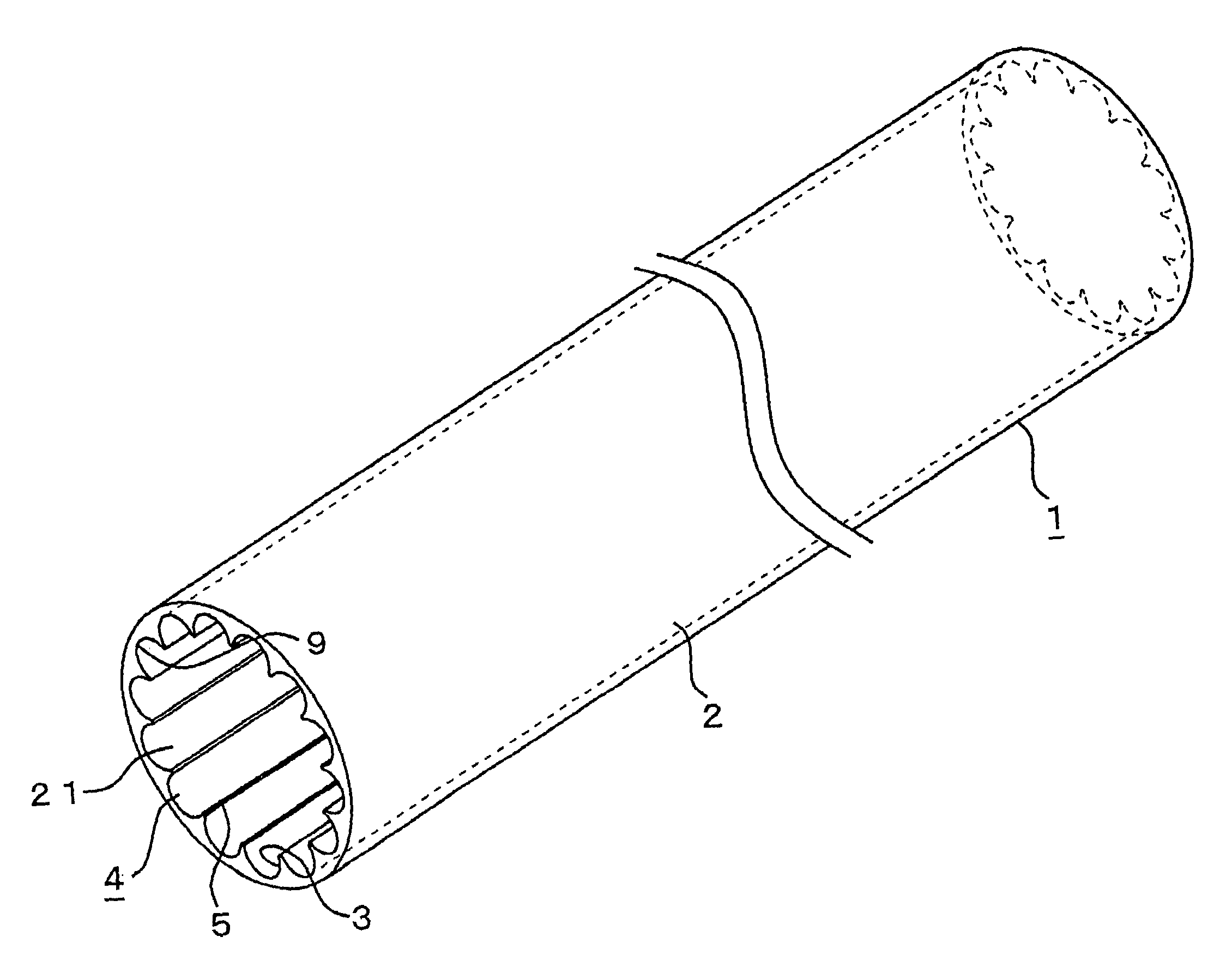 Heat transfer pipe and heat exchange incorporating such heat transfer pipe