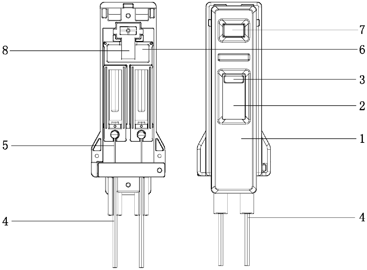 Suitcase brake mechanism