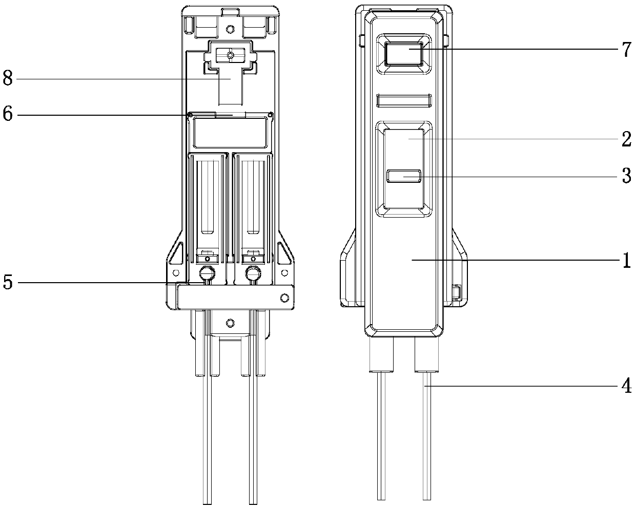 Suitcase brake mechanism