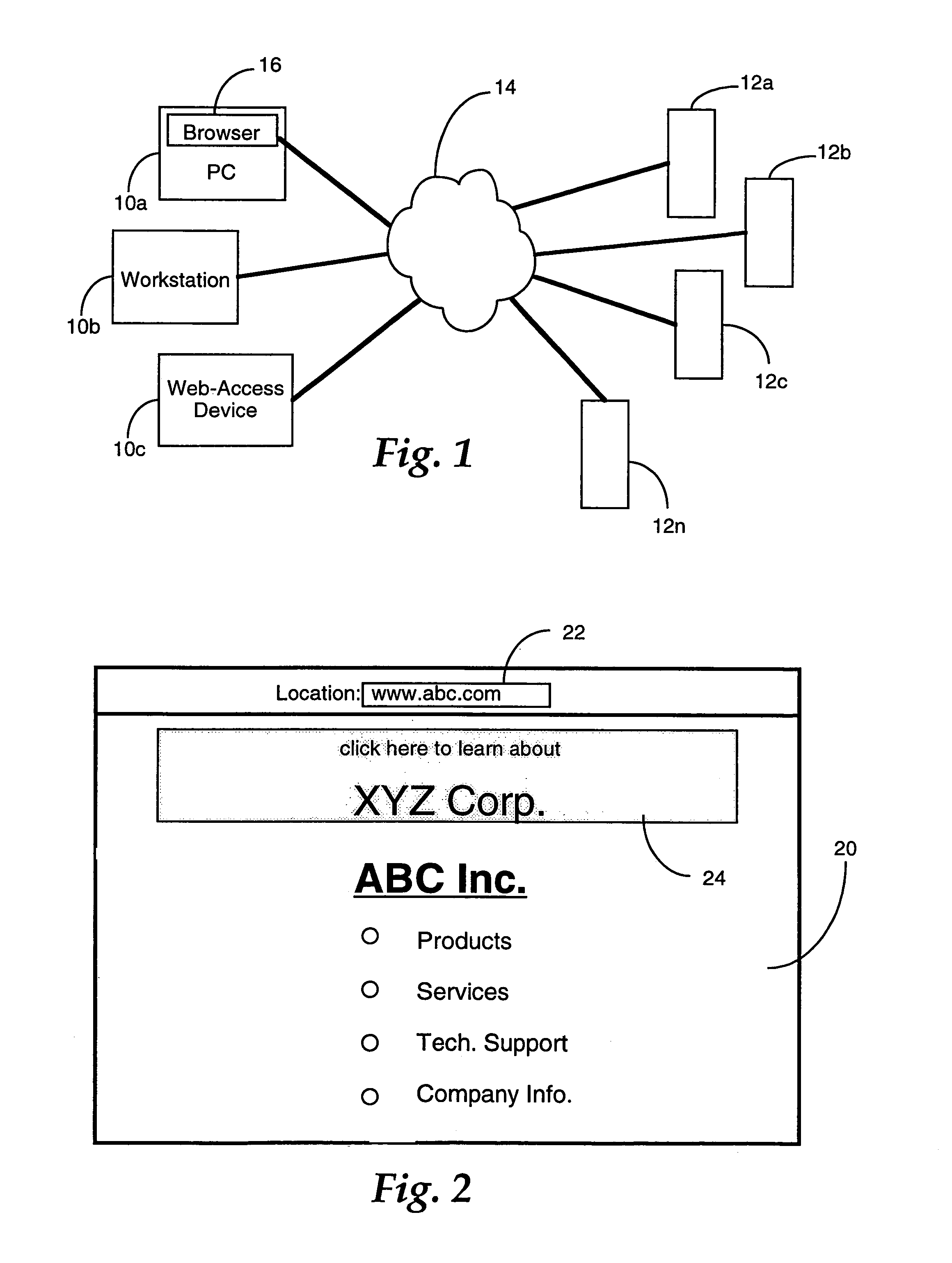 System and method of consistent internet web site banners that provide portal-like functionality