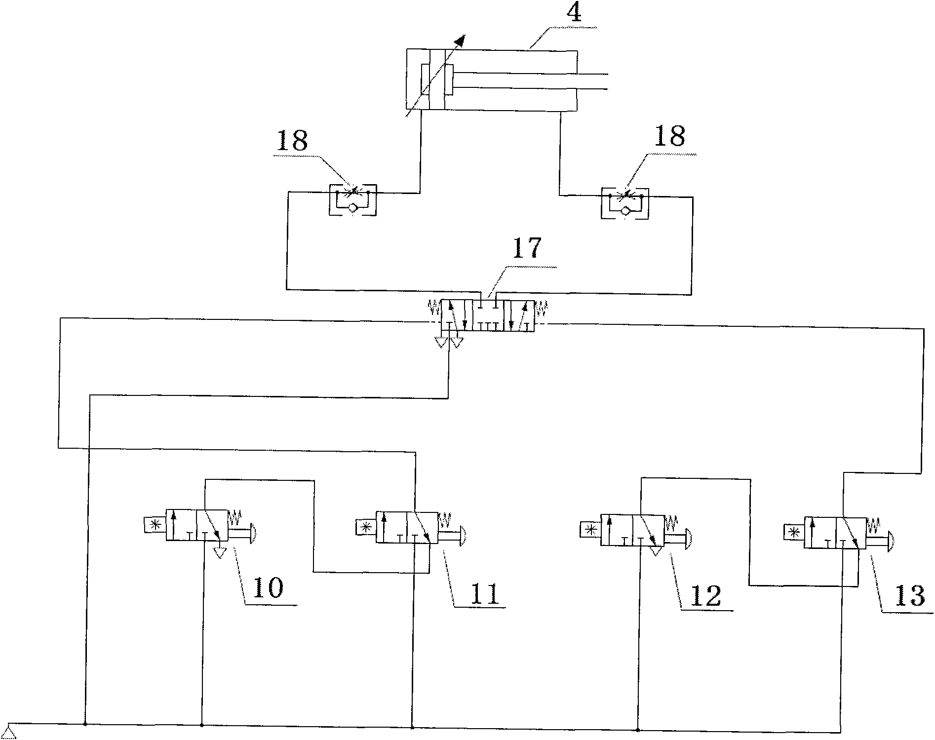 Pneumatic lifting material frame