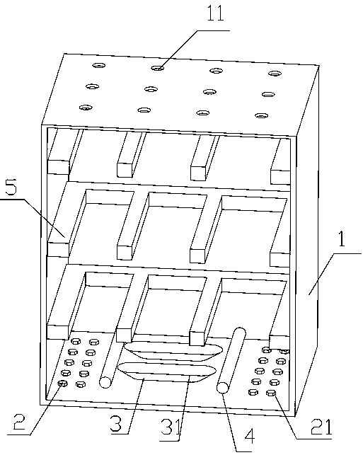 Spinning spool storage equipment with sterilization adjusting device