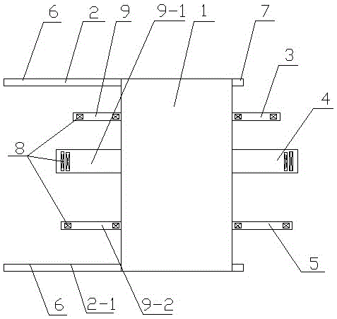 Protective constraint middle sheet