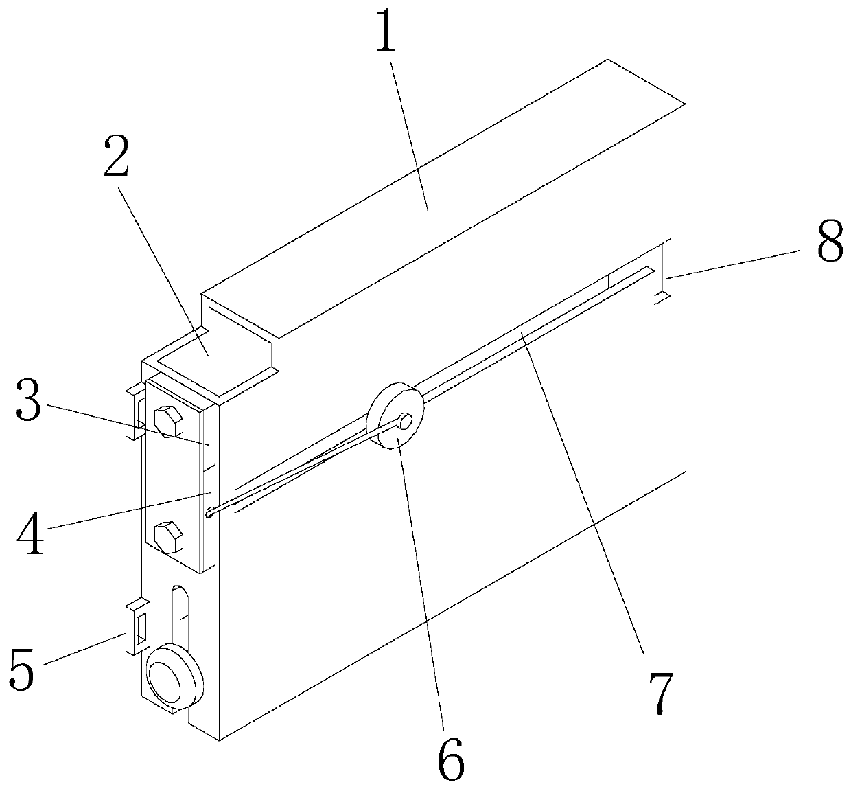 Storage box for storing binding wires and preparation method of storage box