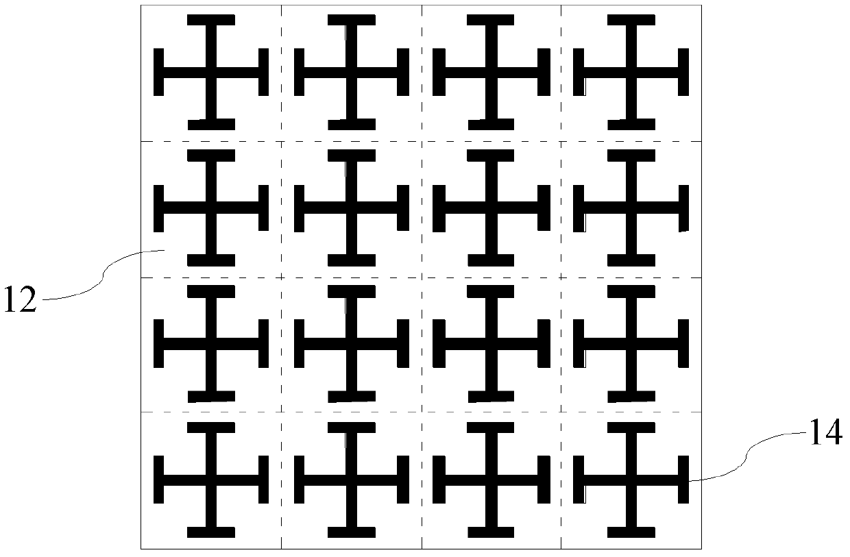 Manufacturing method for metamaterial board, metamaterial antenna housing and manufacturing method for metamaterial antenna housing