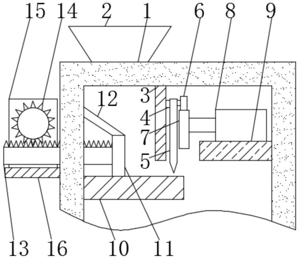 A recycling and feeding device for textile waste silk and its recycling process