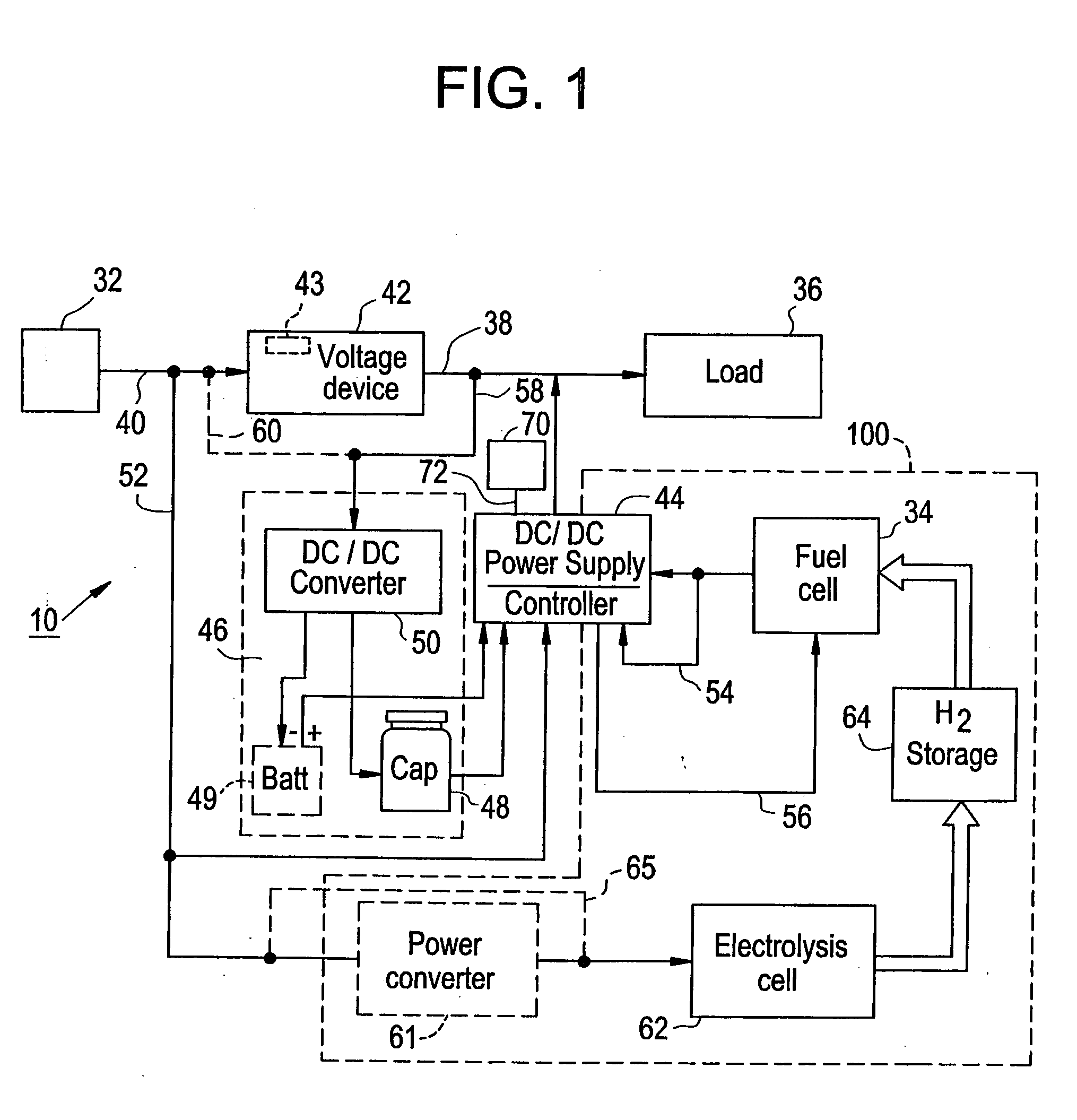 Method and system for balanced control of backup power