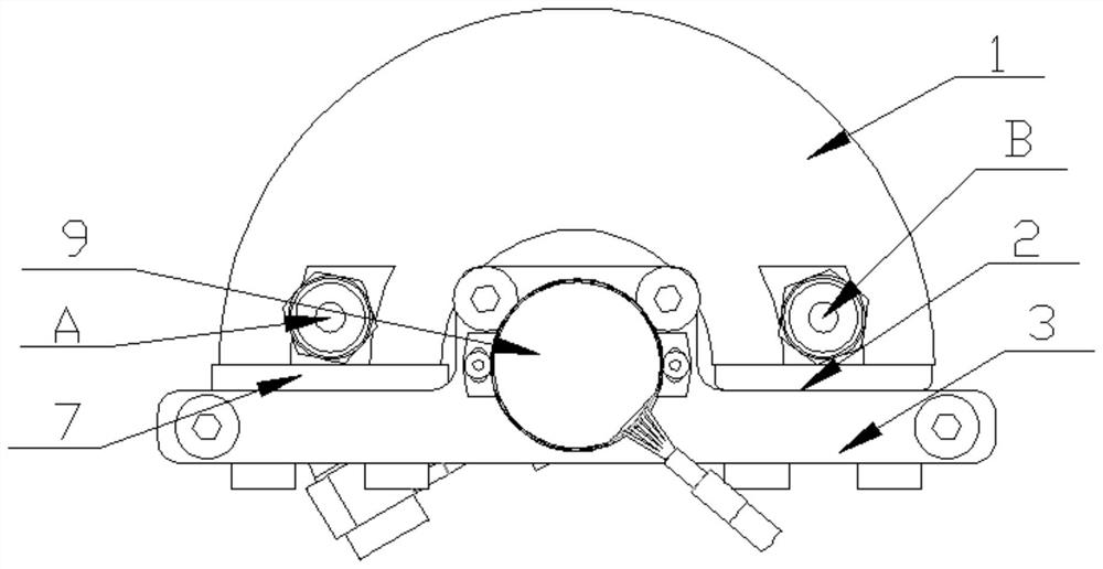 Direct-acting swing hydraulic actuator for articulated robot