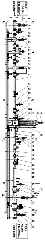 Fuel gas pressure regulating device of urban gate station