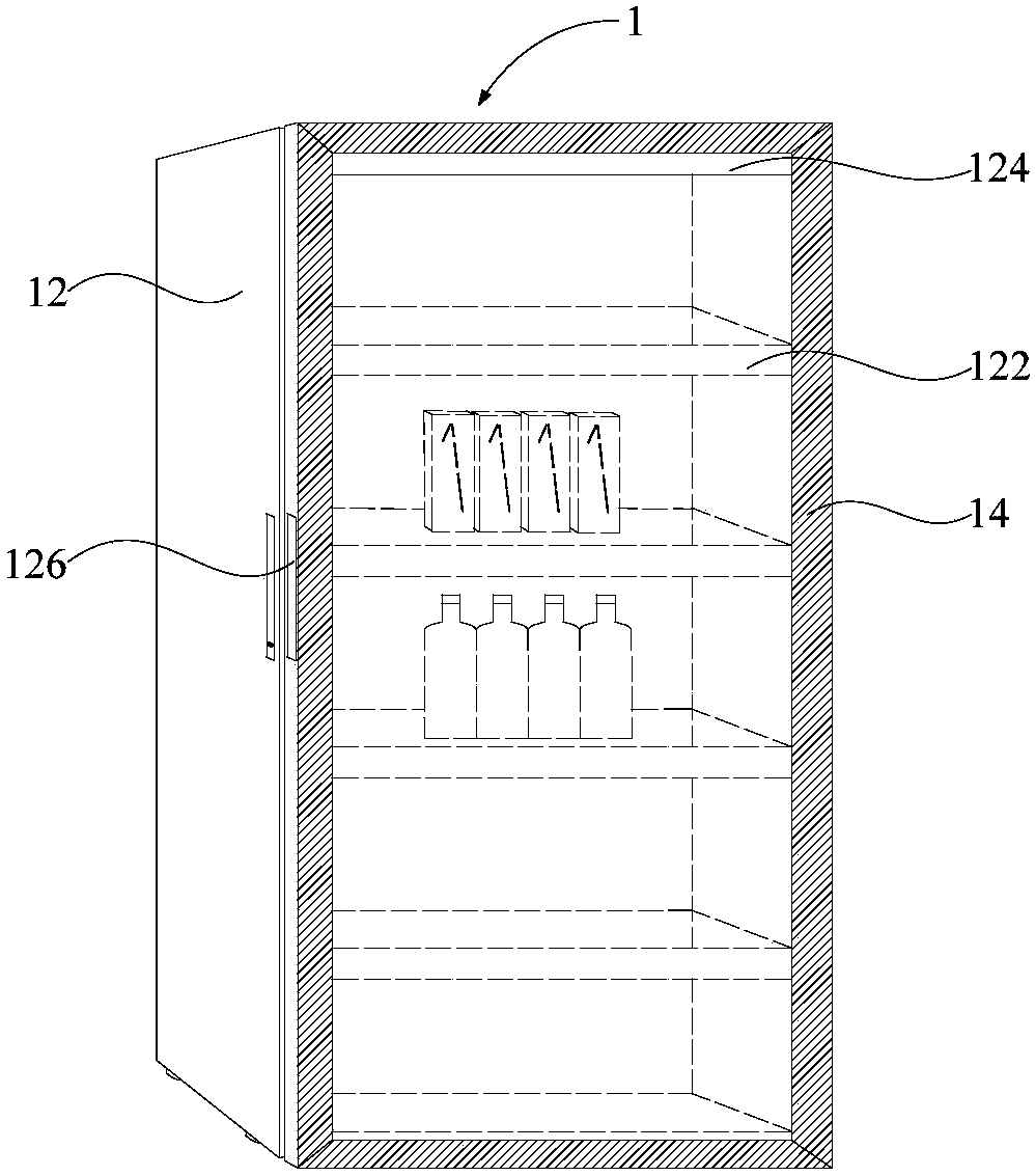 Goods selling cabinet and goods selling cabinet control method