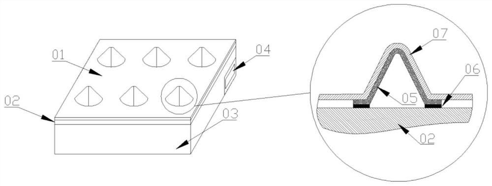 Driving module, preparation method thereof and braille interaction device comprising driving module