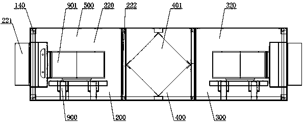 Fresh air energy-saving air purification equipment and application method thereof