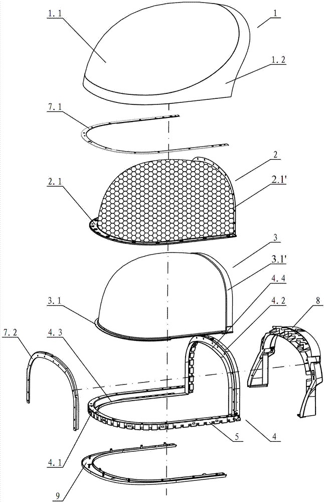 Door structure of microwave oven