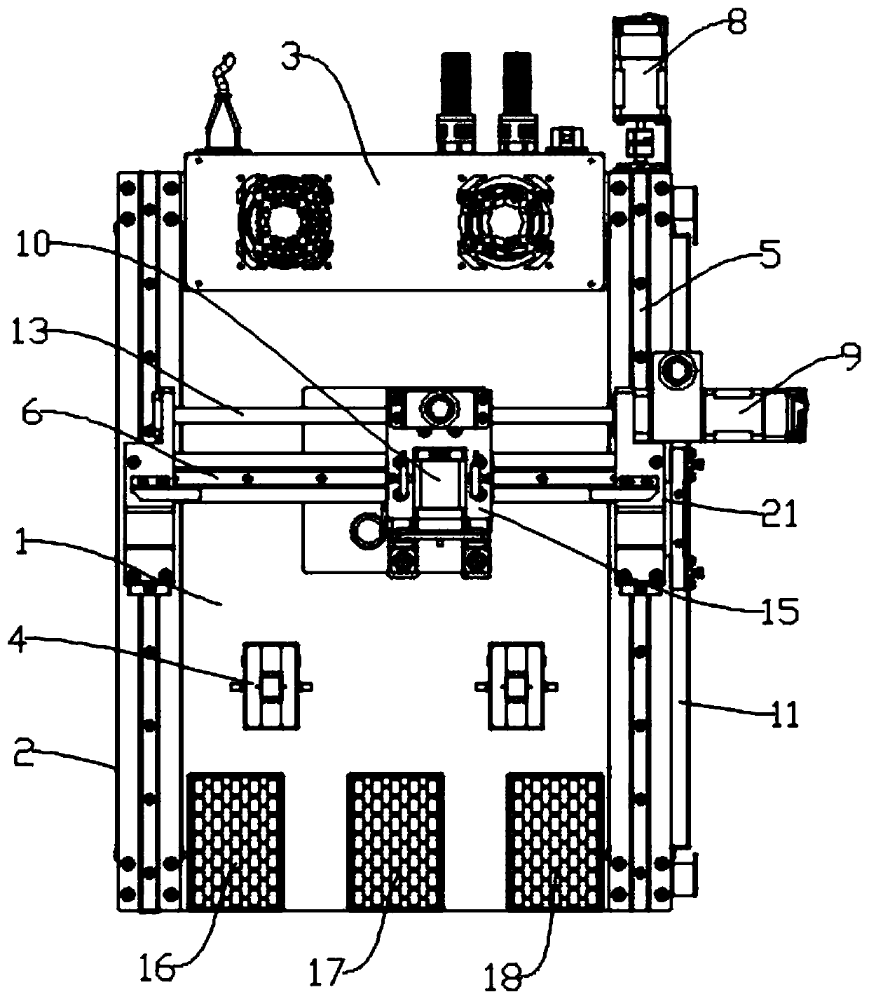 Tabletop level radio frequency microwave index screening equipment and control method thereof