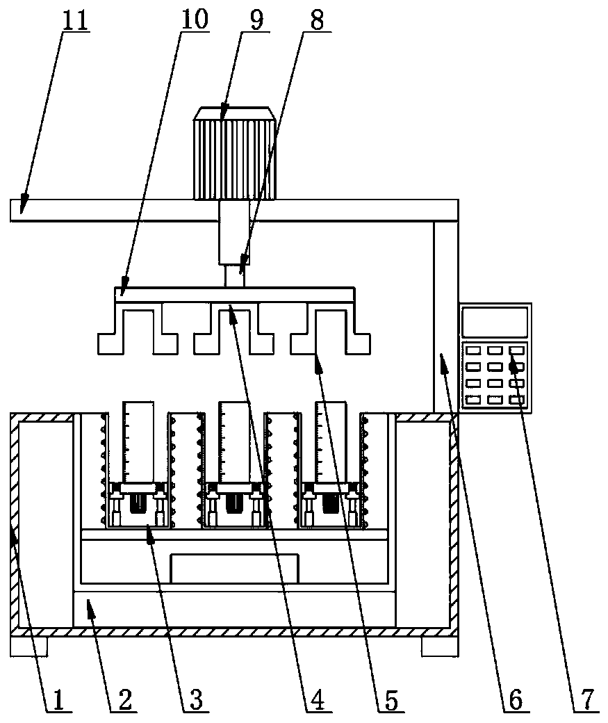 A large copper sleeve casting equipment