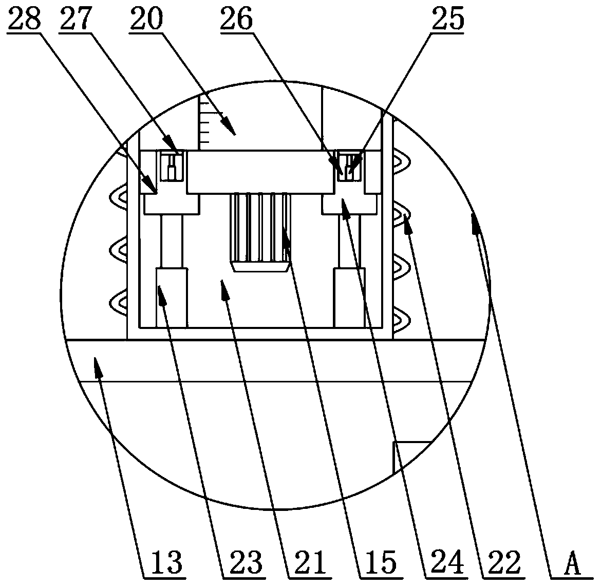 A large copper sleeve casting equipment