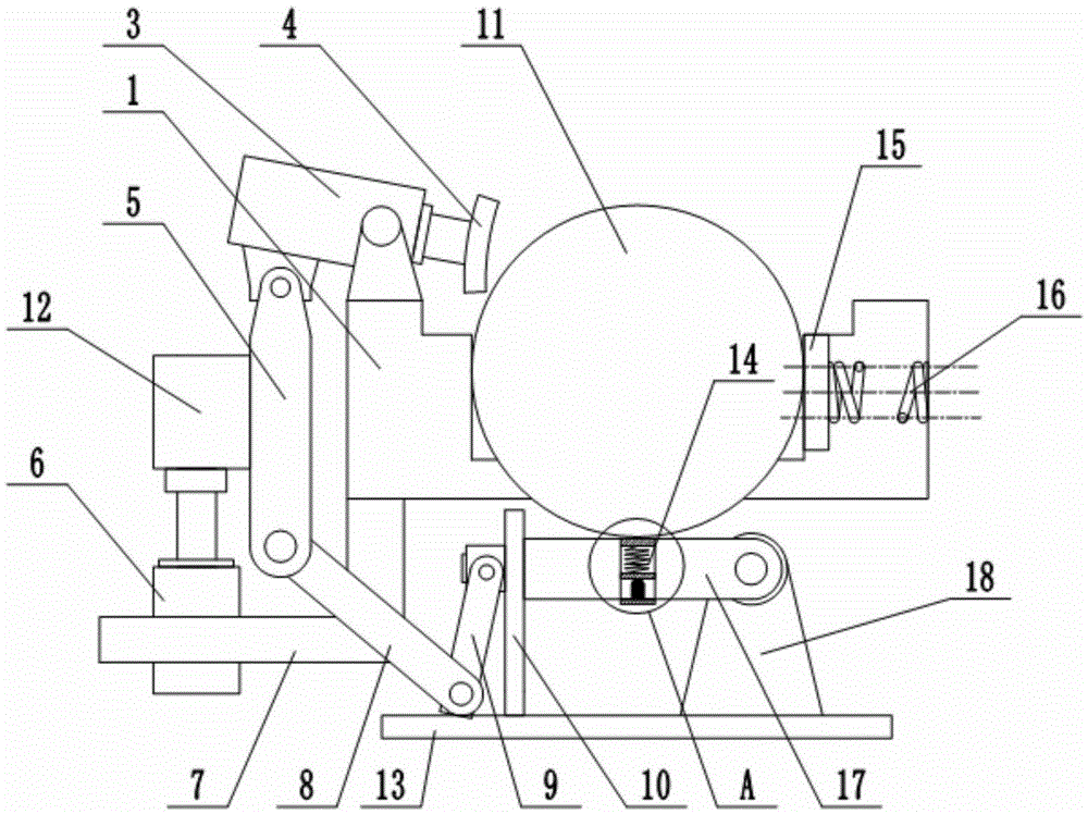 Conveying and clamping device for counting type drill rod auxiliary machining