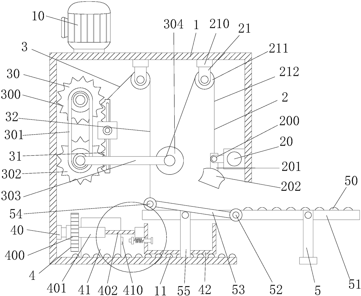 Production and manufacturing device for natural gas pipelines