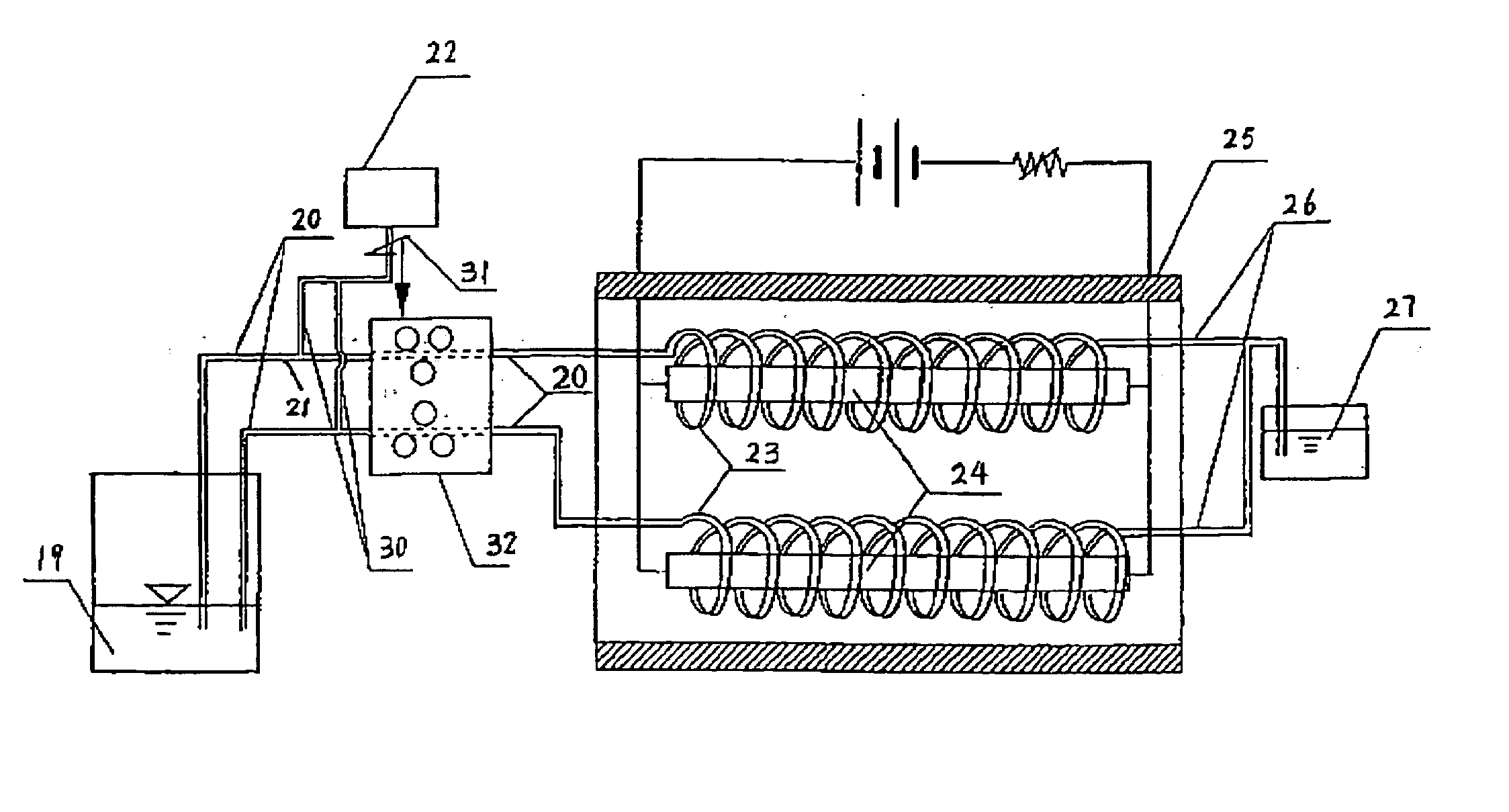 Method for eliminating hiv in blood and a device for non-pharmacotherapying aids