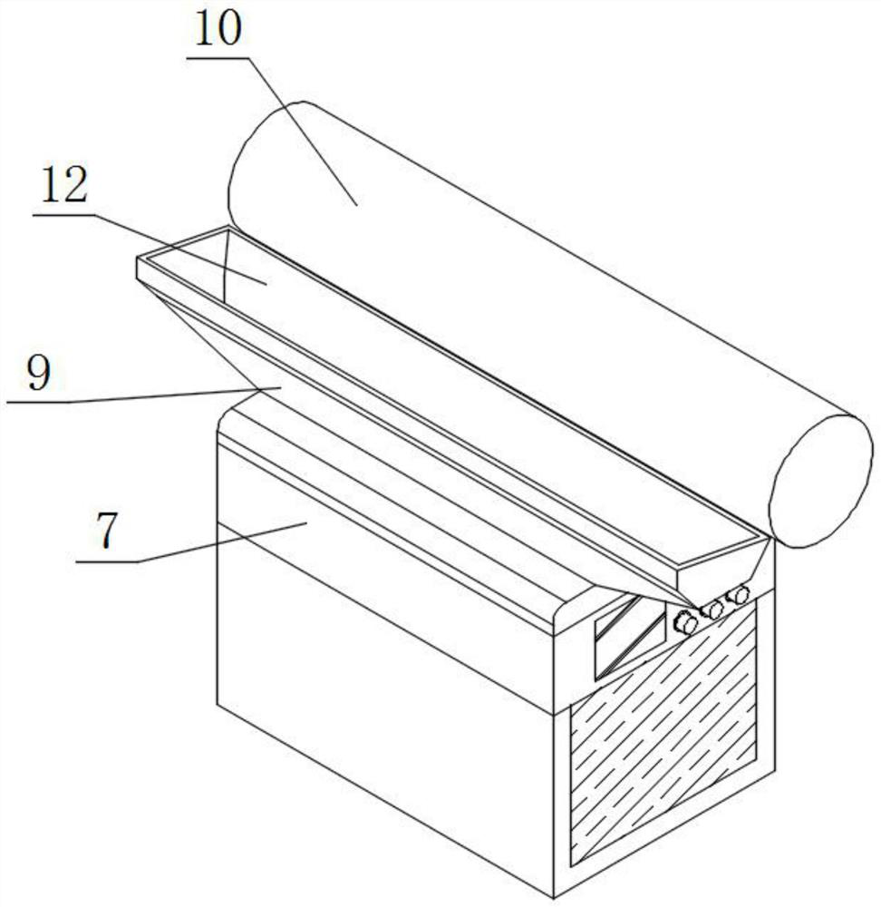 Textile operation equipment with thread layer carding structure