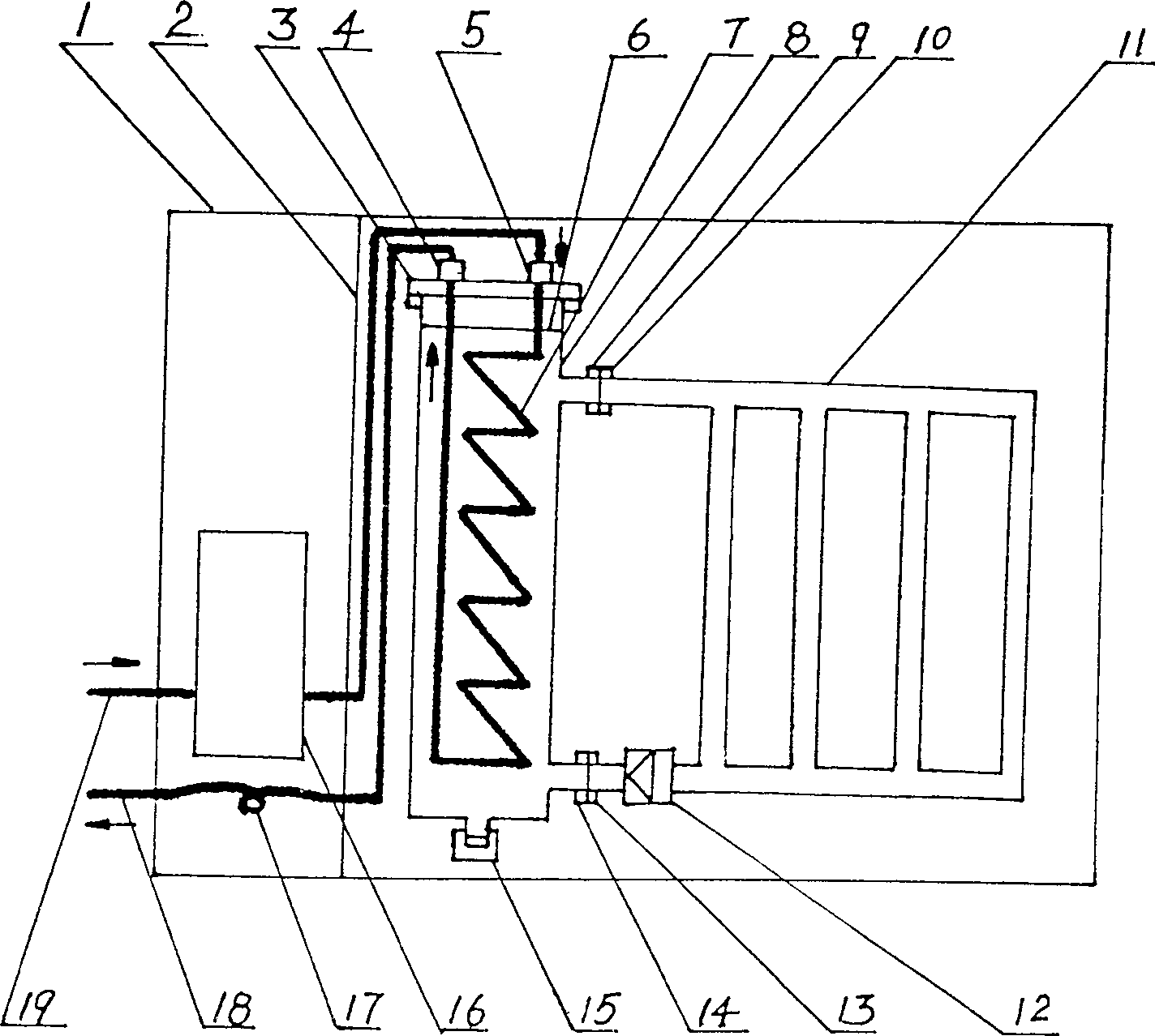 Outdoor condensing unit for split air conditioners