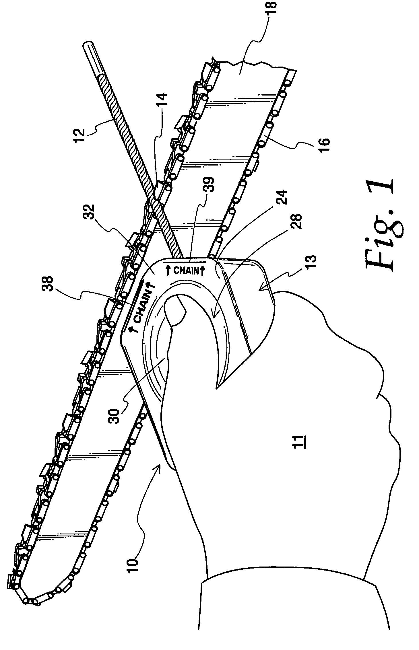 Ergonomic handle for a hand-held tool