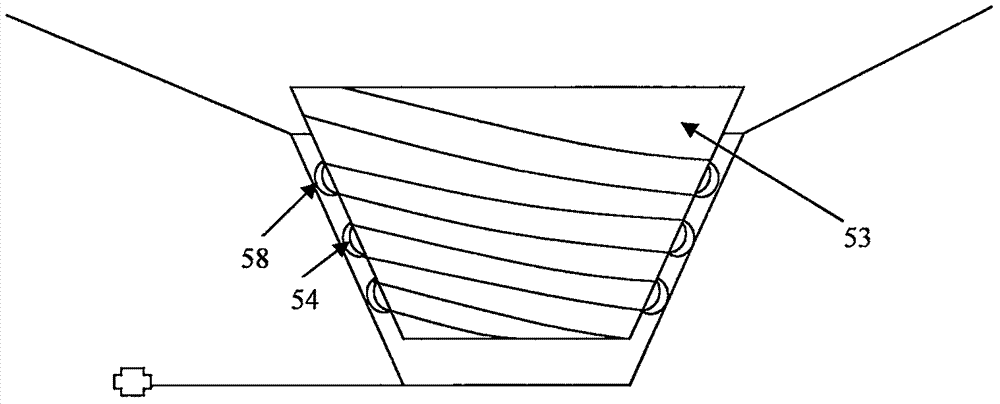 Low-energy-consumption hot ore crushing device