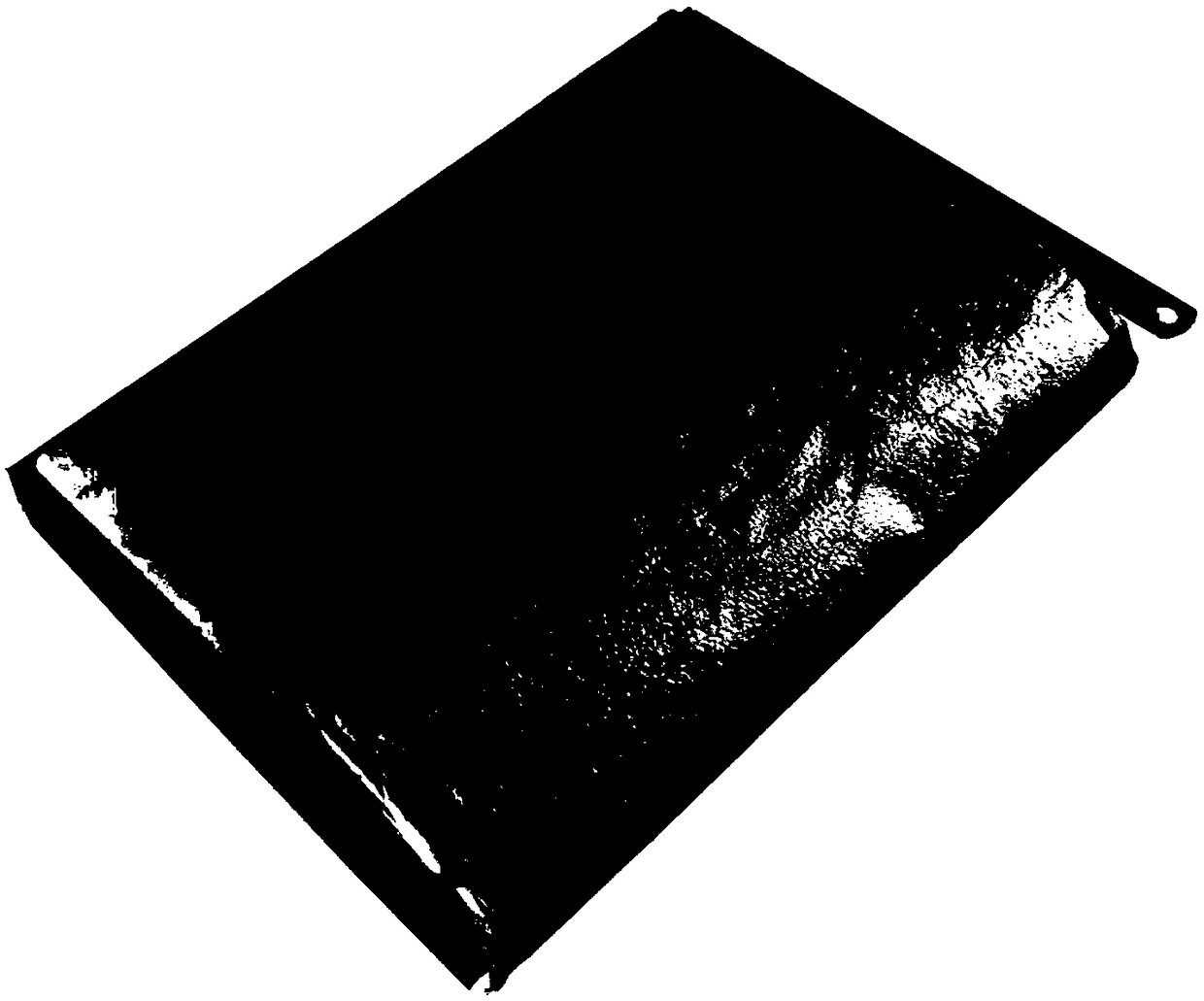 Preparation method of molybdenum oxide nanofiber paper containing pd quantum dot modification