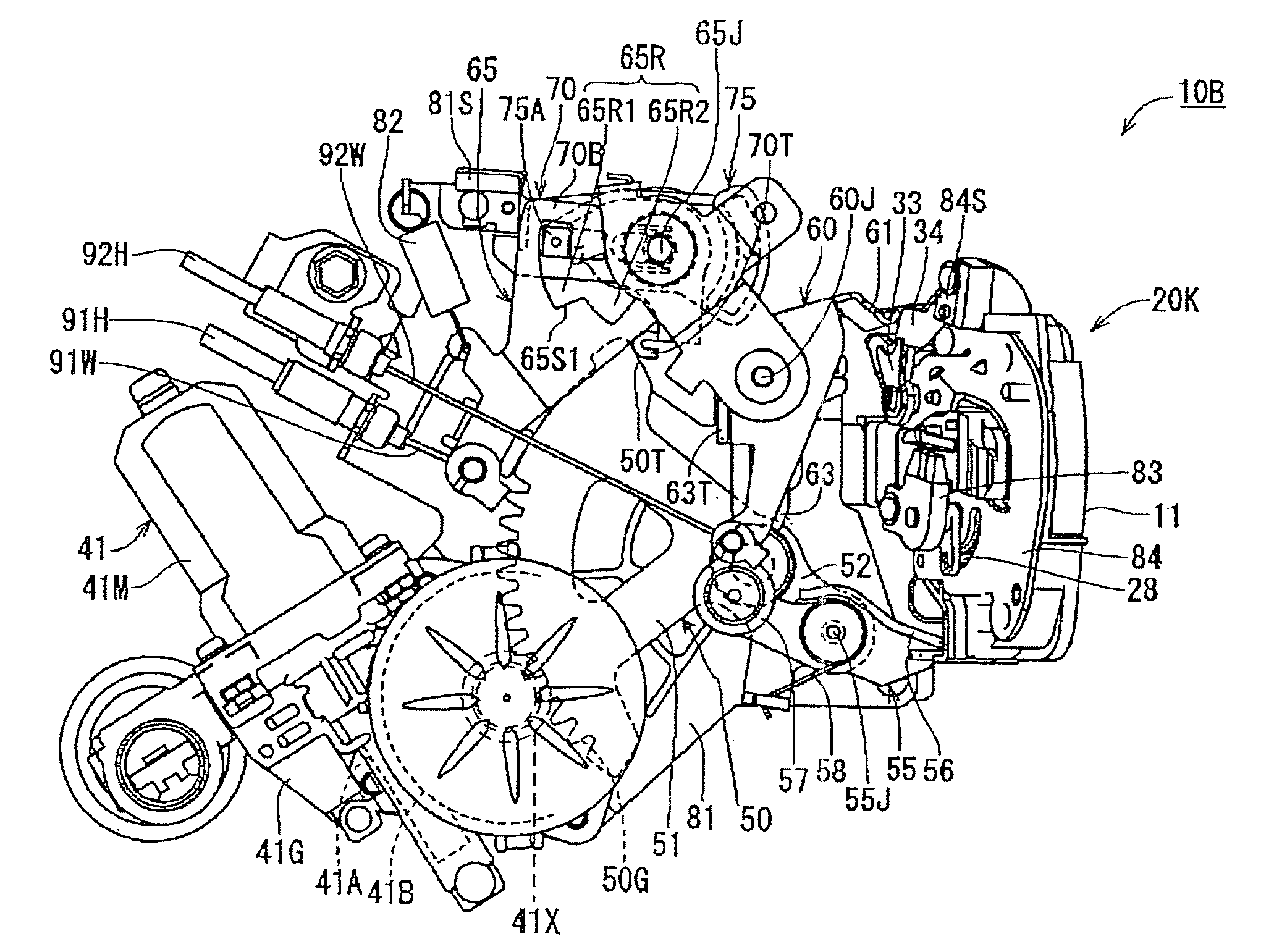 Door locking system for vehicle