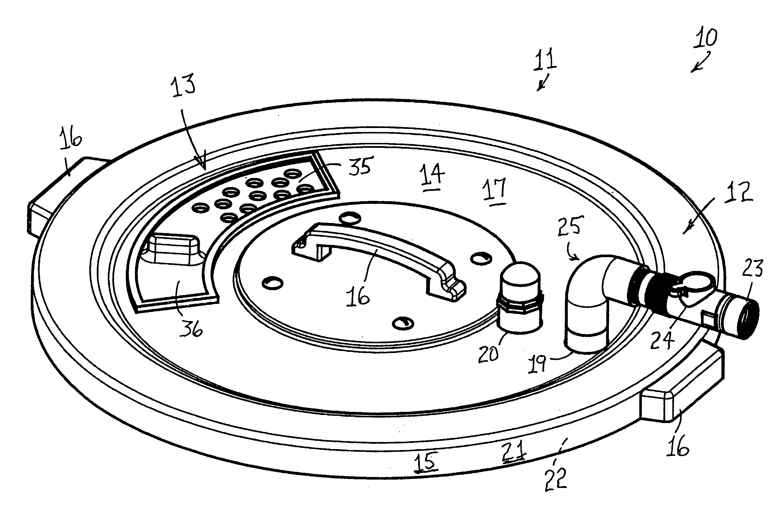 Trash can cleaning lid