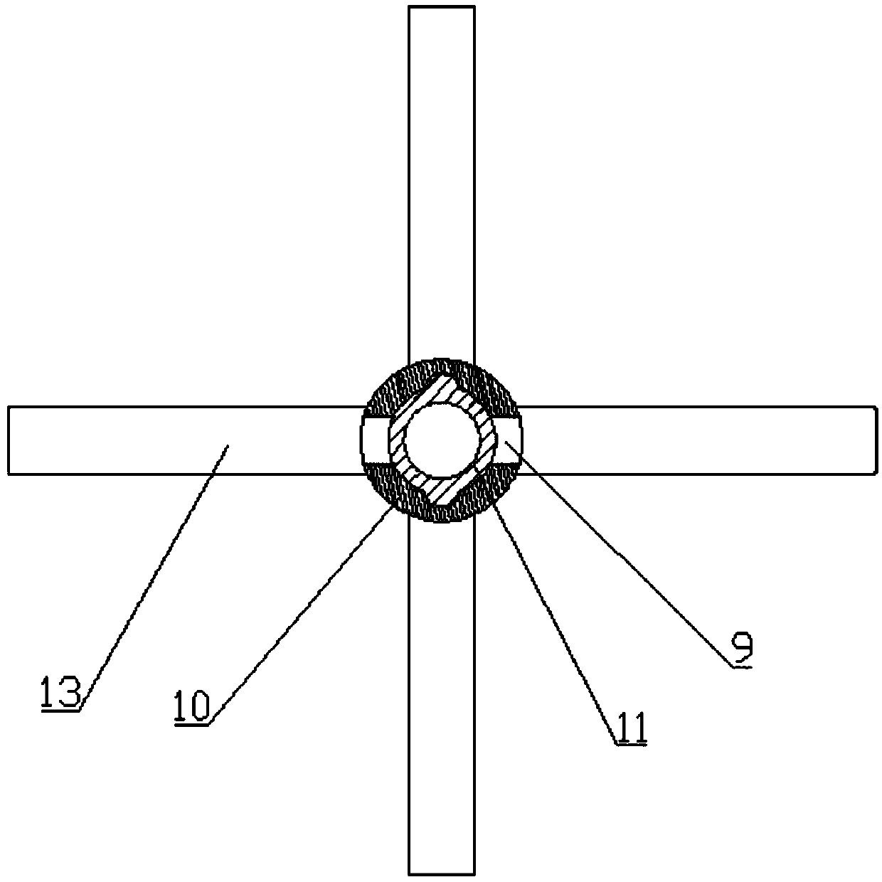 Medicinal material dust removing and drying device for pharmacy department