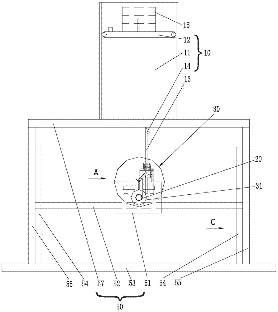 Steel wire rope oiling device