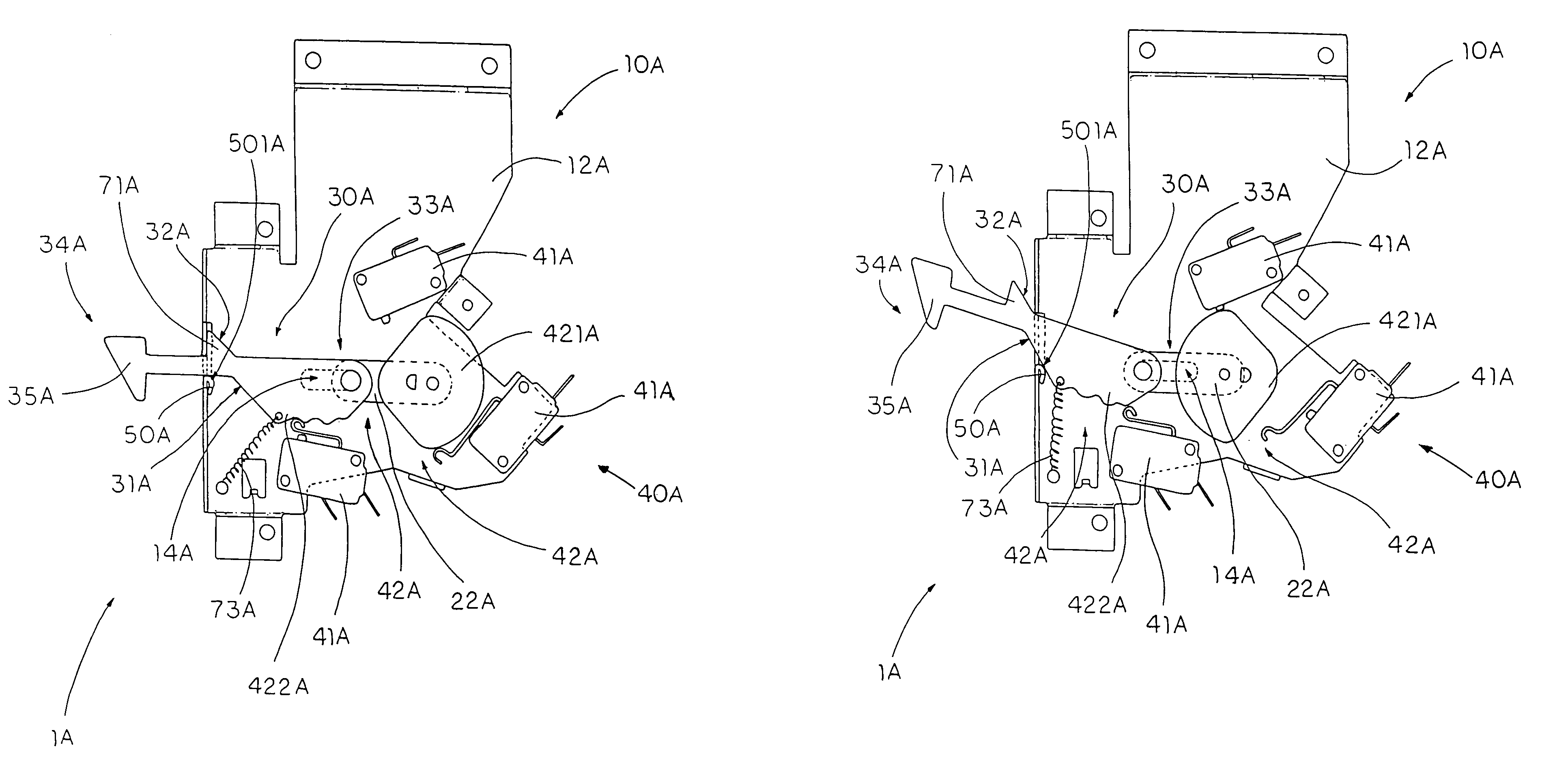 Powered latch assembly