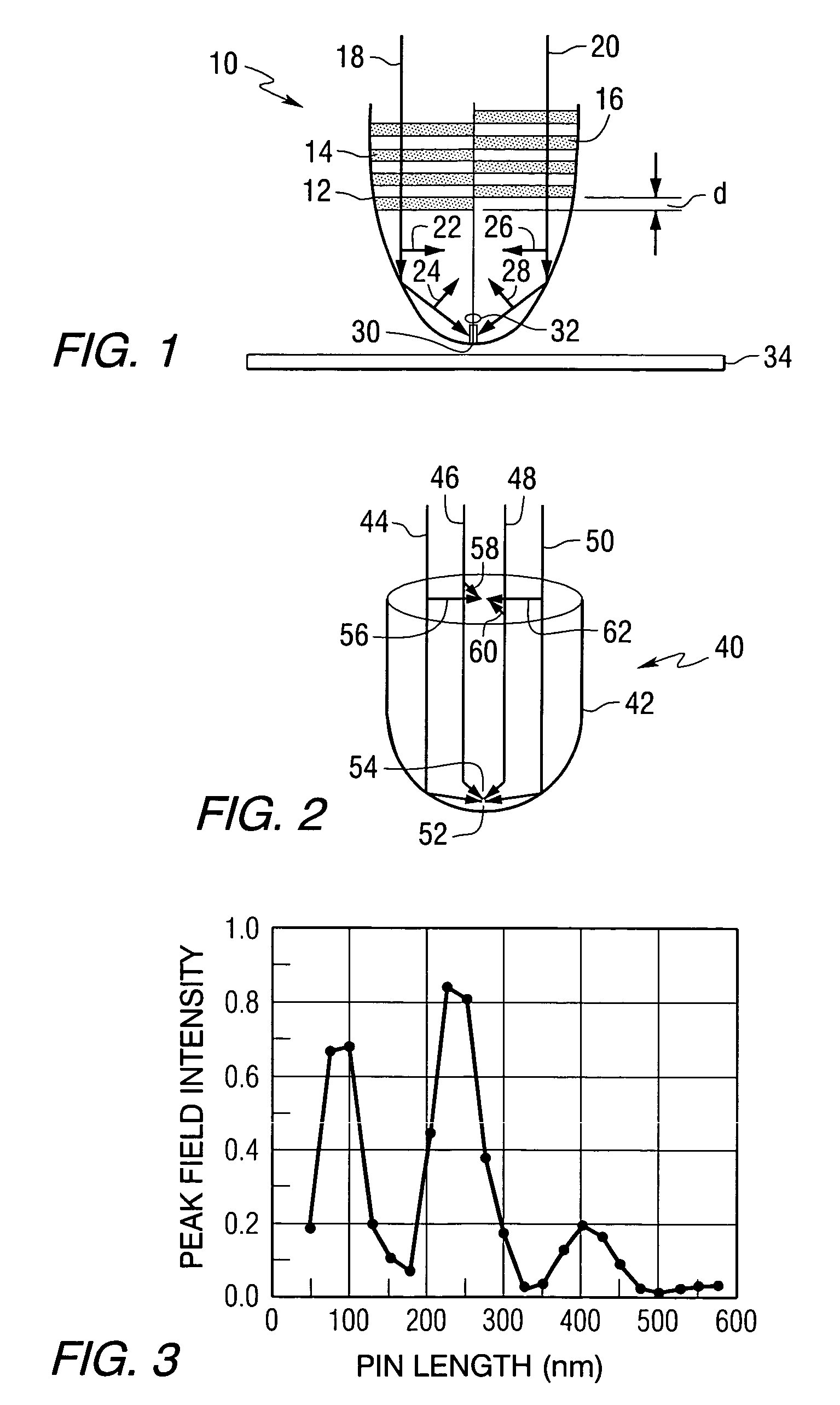 Transducer for heat assisted magnetic recording