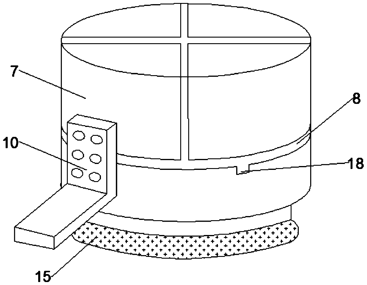 Main body quality testing device for buildings