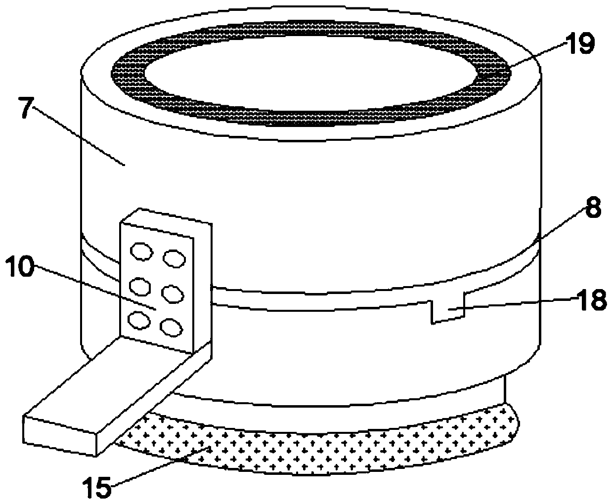 Main body quality testing device for buildings