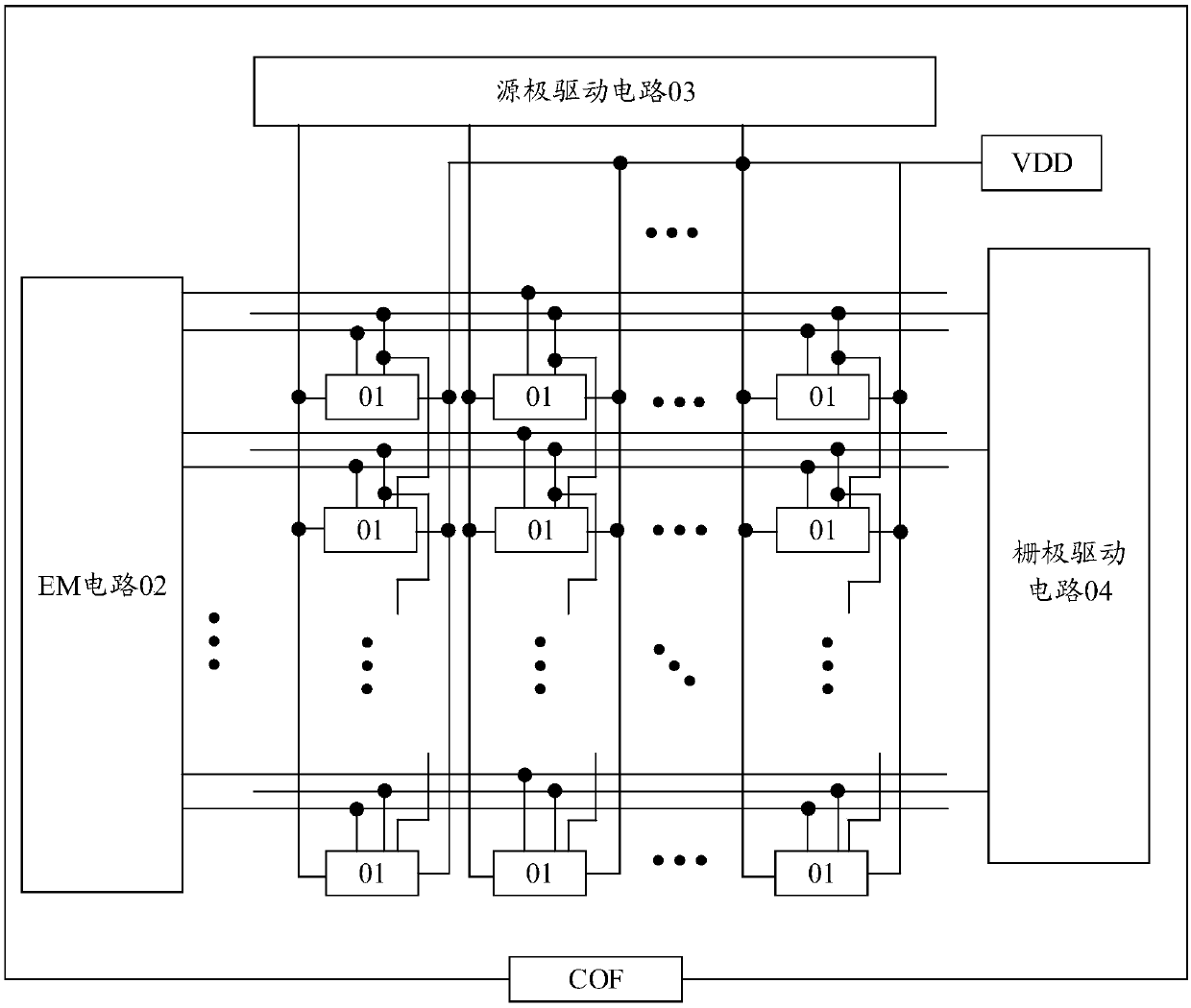 Display panel, light-emitting control circuit of display panel, driving method and display device