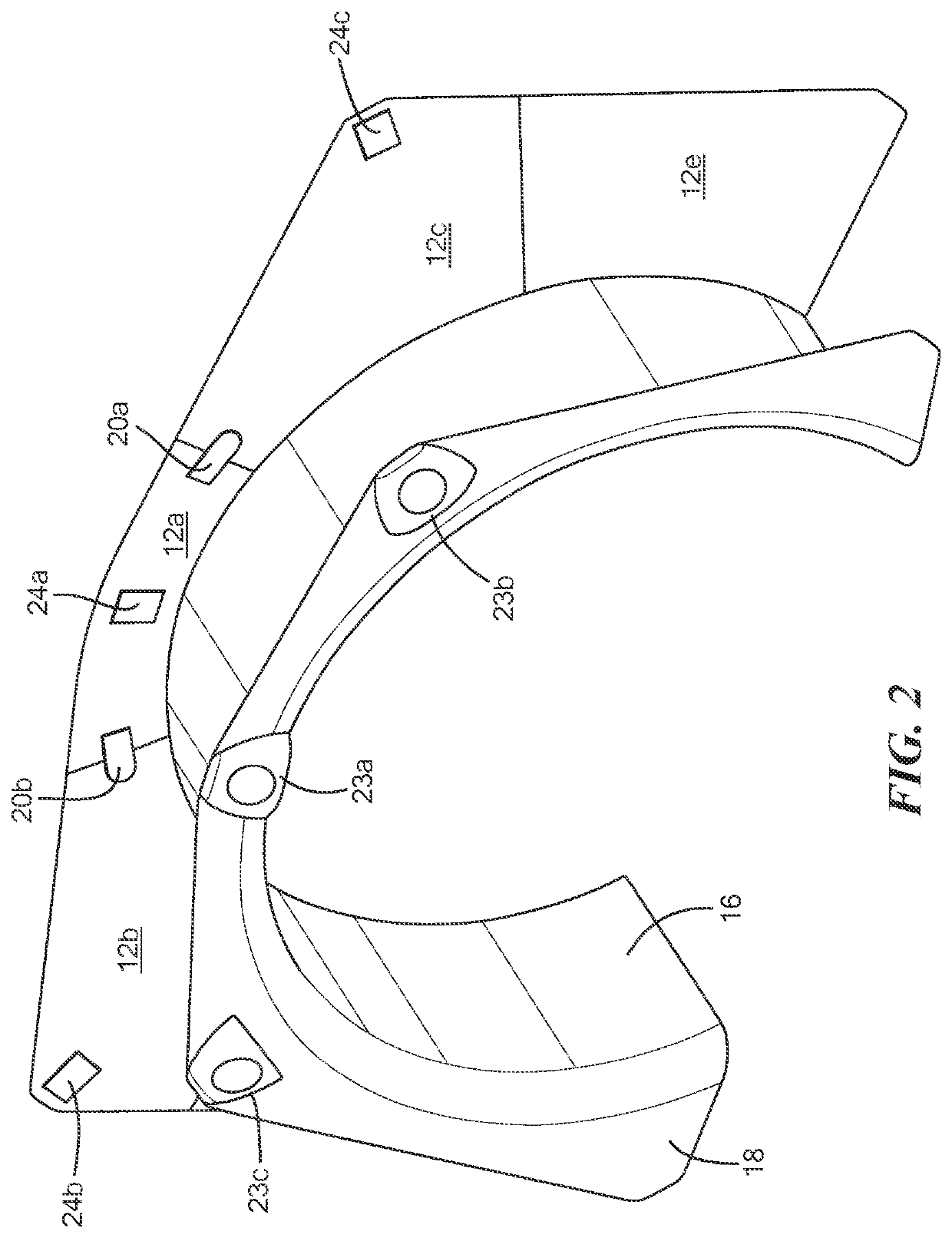 A drape for an imaging system gantry