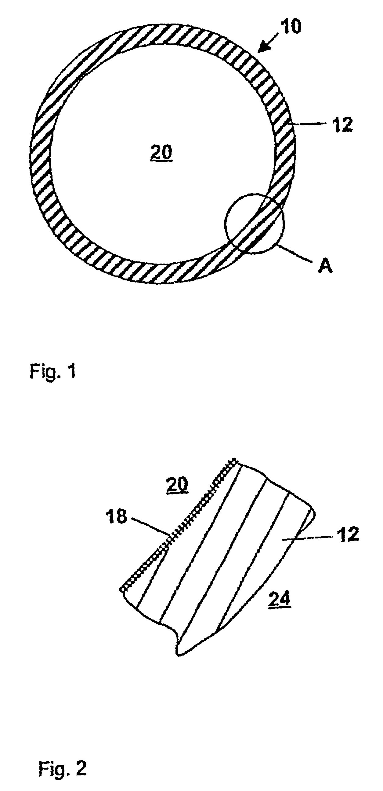 Gas tight vessel with a diffusion barrier layer of metal hydrides