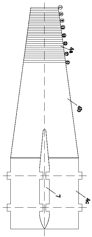 Method for deviation rectifying and vortex eliminating of water outlet flow channel of low lift pump station and application of method